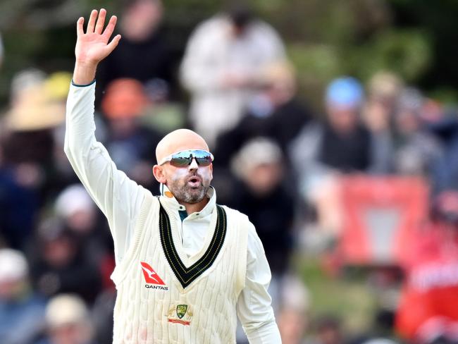 Nathan Lyon has toiled without success on Sunday. Picture: Getty