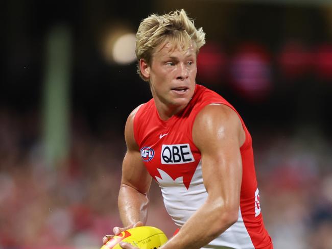 Isaac Heeney has led from the front for the Swans. Picture: Mark Metcalfe/AFL Photos/via Getty Images.