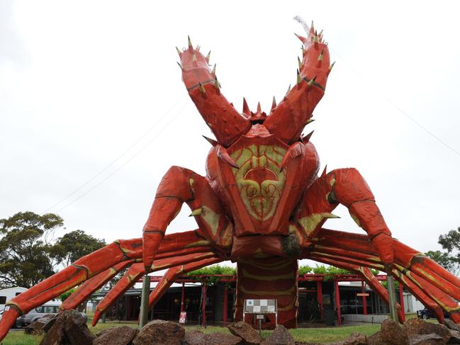 South Australia's "giant" tourist attractions. The Big Lobster, Kingston SE. Pic: Tricia Watkinson