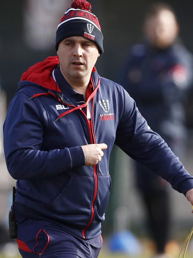 Melbourne Rebels coach Dave Wessels. Pic: AAP