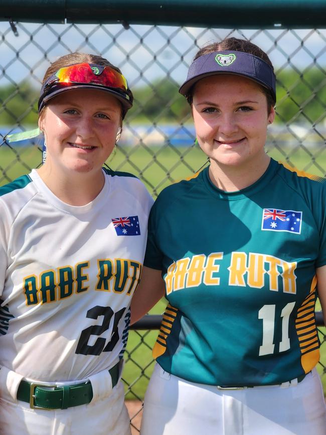 Sister Duo Tahlia Sutton and Sienna Sutton, 17 and 14, at the 2024 Babe. Picture: Supplied