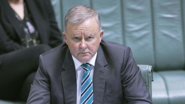 Opposition leader Anthony Albanese says there is nothing in the Federal Budget for women and people aged over 35. Picture: NCA NewsWire/Gary Ramage