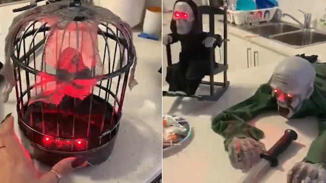 Kmart crawling zombie is the best decoration to scare kids this ...