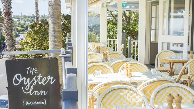 The Oyster Inn restaurant on Waiheke Island, New Zealand.