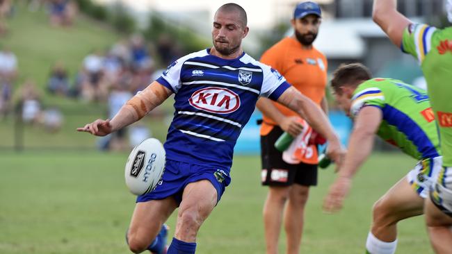 Kieran Foran got his first run for the Bulldogs.