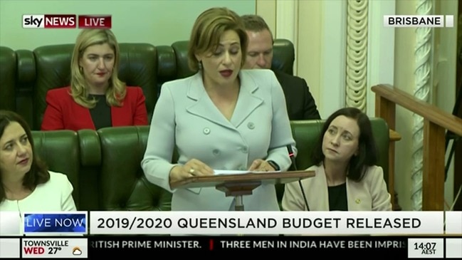 Jackie Trad hands down the QLD budget for 2019/2020