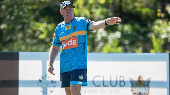 Garth Brennan at training. Picture: Gold Coast Titans