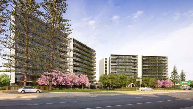 Artist impressions of Sunland's proposed Magnoli Residences at Palm Beach: Supplied by Gold Coast City Council