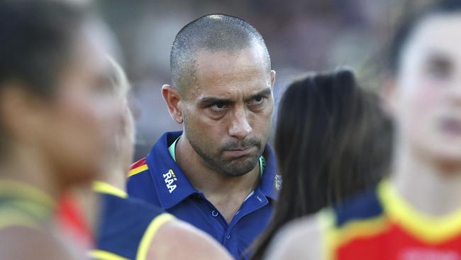 Andrew McLeod was an assistant coach to Bec Goddard at the Crows this season. Picture: Sarah Reed