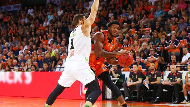 Cairns Taipans and South East Melbourne want to play a fixture on Christmas Day. Picture: Brendan Radke