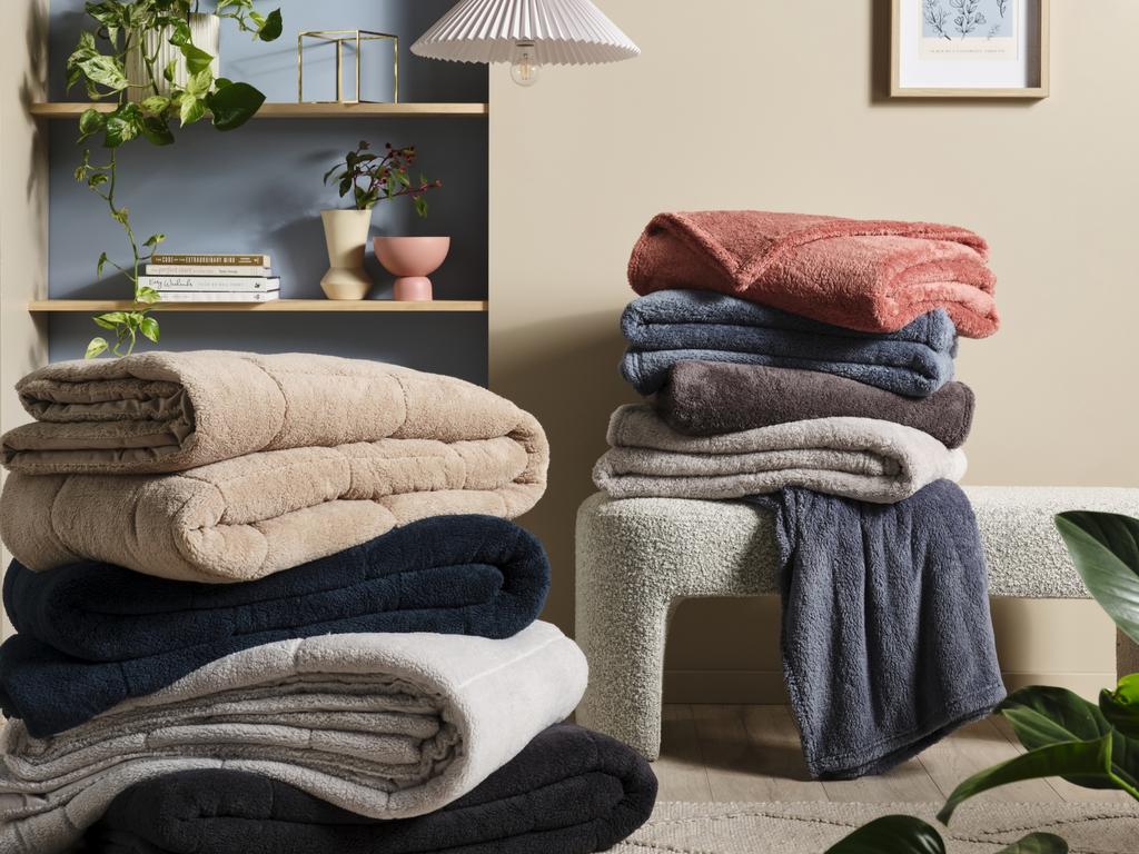 Soft, snugly Teddy blankets are also available at Spotlight.