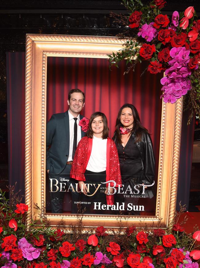 Opening night: Beauty and The Beast at Her Majestys Theatre, Melbourne. Picture: Josie Hayden