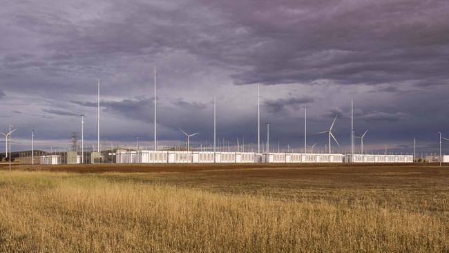 An image from French energy firm Neoen showing the Tesla 100 MW/129 MWh Powerpack system in Jamestown. The world's biggest battery was officially launched in on December 1.