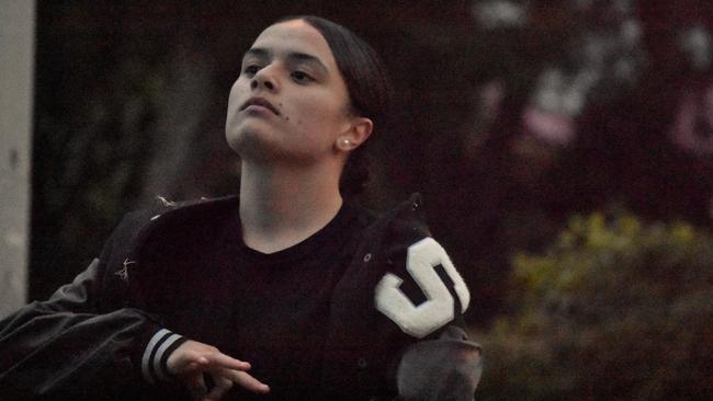 Eighty8 Dance Companyâ€™s crew tearing up the competition at the Unlock the Block event, at Ipswich's Darcy Doyle Place on August 12, 2022. Picture: Peta McEachern