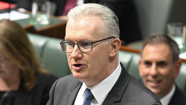 CANBERRA, AUSTRALIA  - NewsWire Photos - February 13, 2025:  Minister for Home Affairs and Minister for the Arts, Tony Burke during Question Time at Parliament House in Canberra. Picture: NewsWire / Martin Ollman