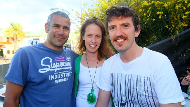SOCIALS: Movember Gala Party, Metz Bar, Sandy Bay (L-R): Bruce Newey, Battery point and Jess Ford and Ben Rae, both of Hobart