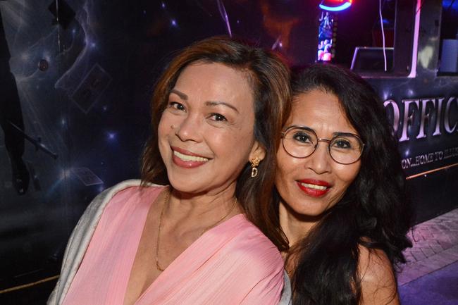 Lora Salcedo and Zita Dullens at Latino Fever, Sanctuary Cove Theatre. Picture: Regina King