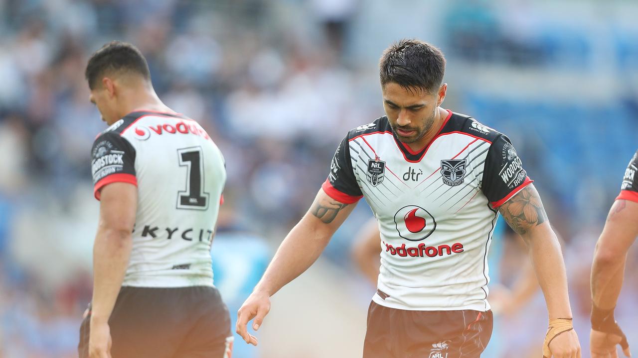 A dirty day out for Shaun Johnson and the Warriors against the Titans.