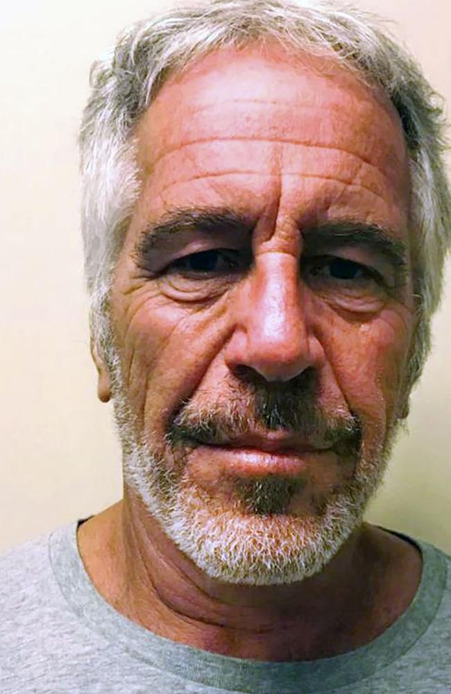 Preliminary findings from a post mortem examination showed disgraced financier Jeffrey Epstein had multiple breaks in his neck, including the hyoid. Picture: New York State Sex Offender Registry