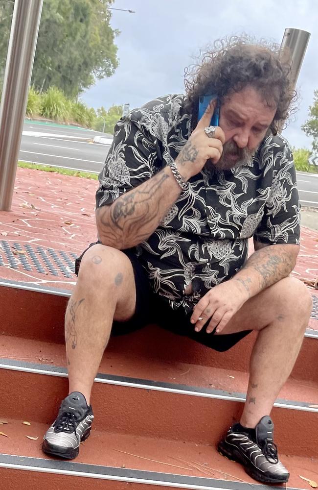 Shane Bellamy at Noosa Magistrates Court.