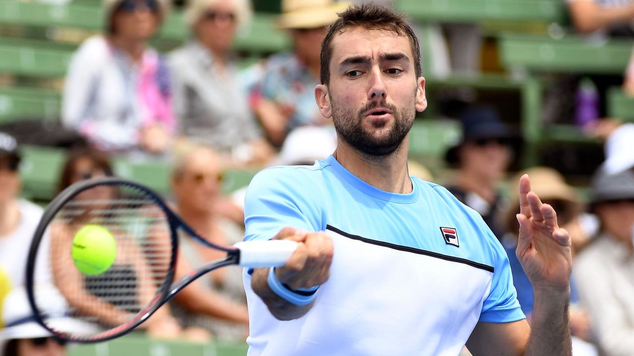 Marin Cilic made the Australian Open final in 2018, taking Roger Federer to five sets. (Photo by William WEST / AFP)