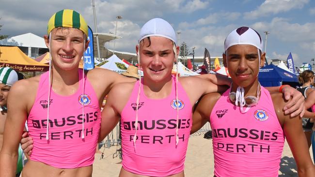 The iron U14 podium at Aussies.