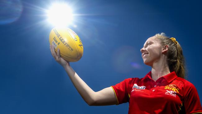 Lawrence's Georgia Breward, 18 - has been selected by the Gold Coast Suns to play in the AFLW.