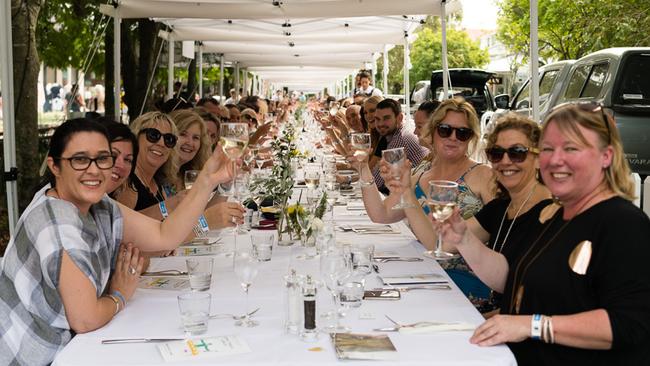 The wine never stops flowing. Picture: Jen Dainer/Industrial Arc Photography