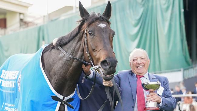 Pride Of Jenni and Tony Ottobre after winning the Anniversary Vase at Caulfield on May 3. Picture: Racing Photos