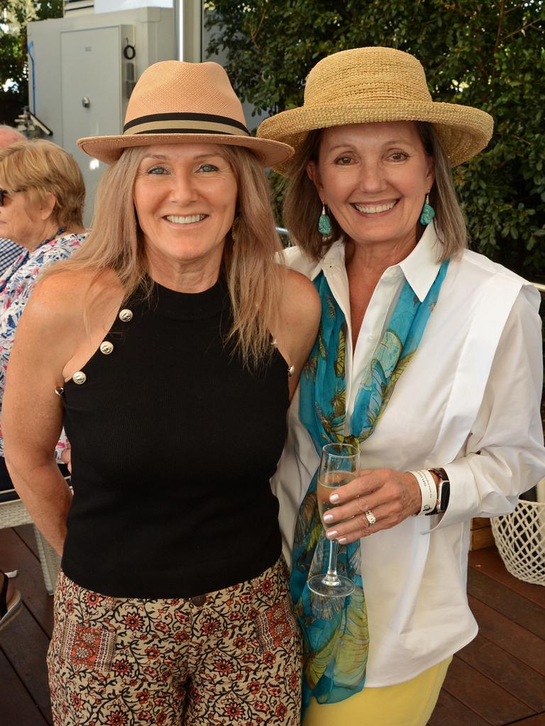 Michele Jackson and Charmaine Ledgerwood at Members Day at Southport Yacht Club, Main Beach. Picture: Regina King.