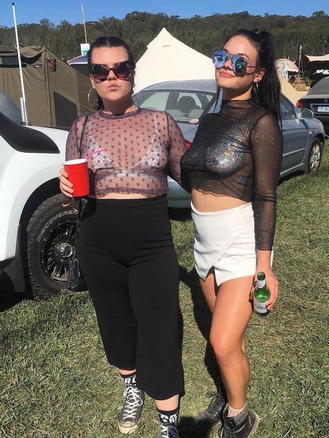 Girls at Splendour in the Grass. Picture: Instagram. / nikki_kramer