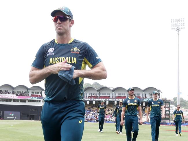 Mitchell Marsh says he will take away key leadership learnings from the T20 World Cup. Picture: Pankaj Nangia-ICC/ICC via Getty Images