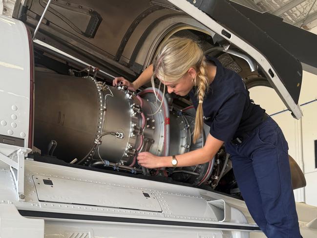 Bethany Heintze says her first weeks at LifeFlight were a steep learning curve, but a challenge she relished. Supplied: LifeFlight