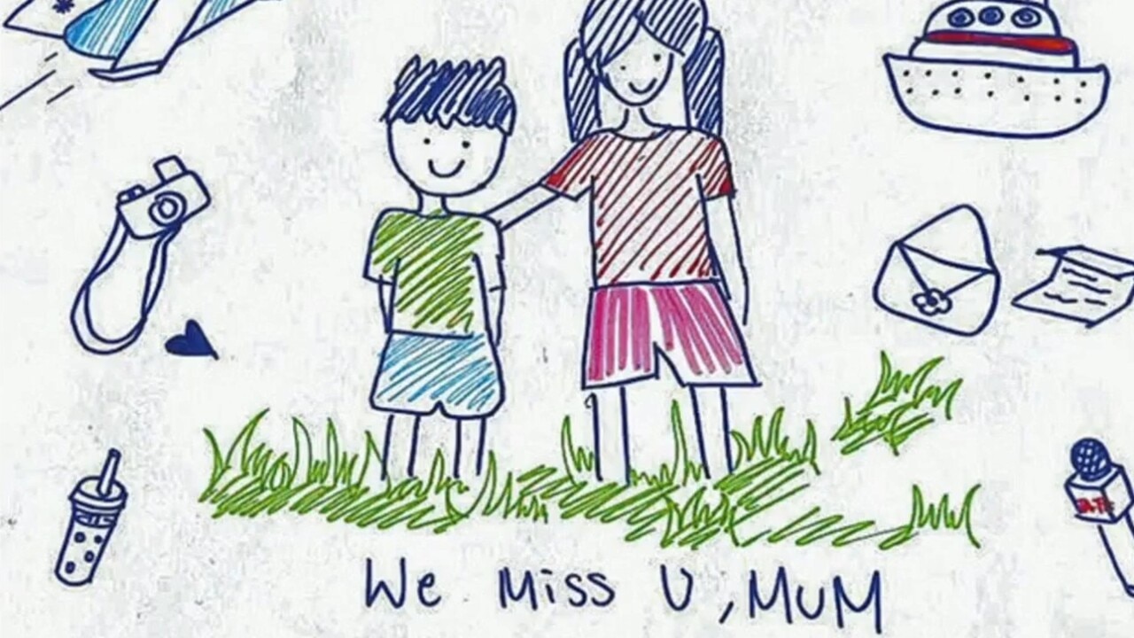 Cheng Lei’s children share heartfelt drawings