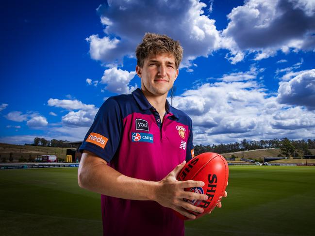 Zac Bailey says it’s ‘unbelievable” to be playing in the AFL grand final. Picture: Nigel Hallett