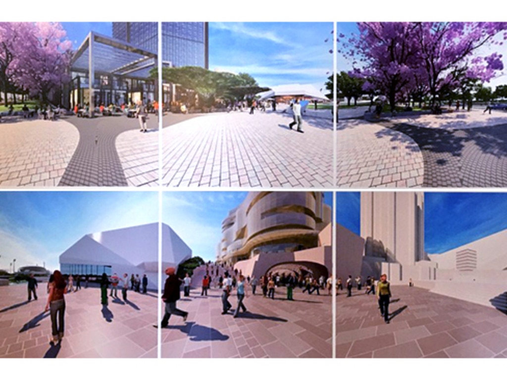 May 2016 - An artist’s impression of the Festival Plaza redevelopment.