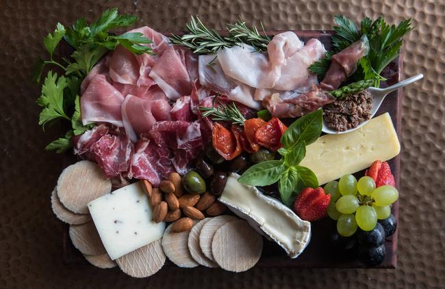 The antipasto board for two.