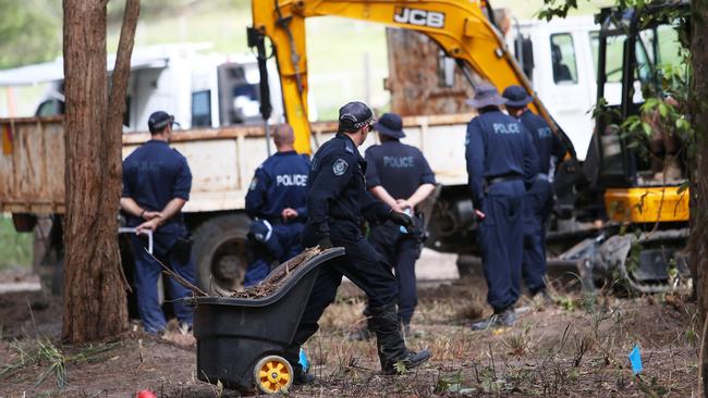 Police search for evidence at a site less than 1km from where William was last seen. Picture: NCA NewsWire/Peter Lorimer