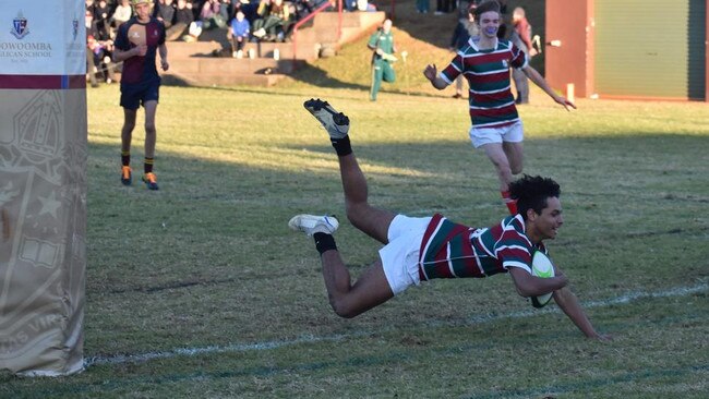 Aaron Hinch scoring earlier in this career. (Photo: Scots PGS)