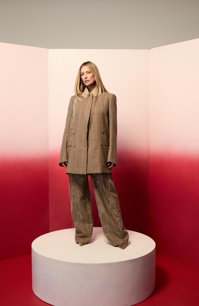 Renee Bargh – an official ‘friend’ of David Jones – relished a return to glamour for her Stellar fashion shoot. Picture: Simon Upton/Stellar