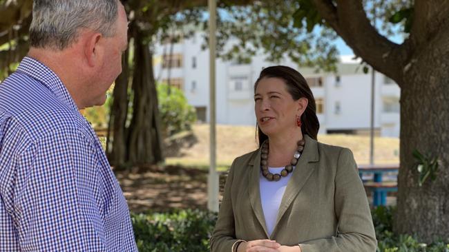 Senator Susan McDonald announces Tully farmer Bryce Macdonald as the LNP’s candidate for the federal seat of Kennedy in the 2022 Federal election. Picture: Ashley Pillhofer