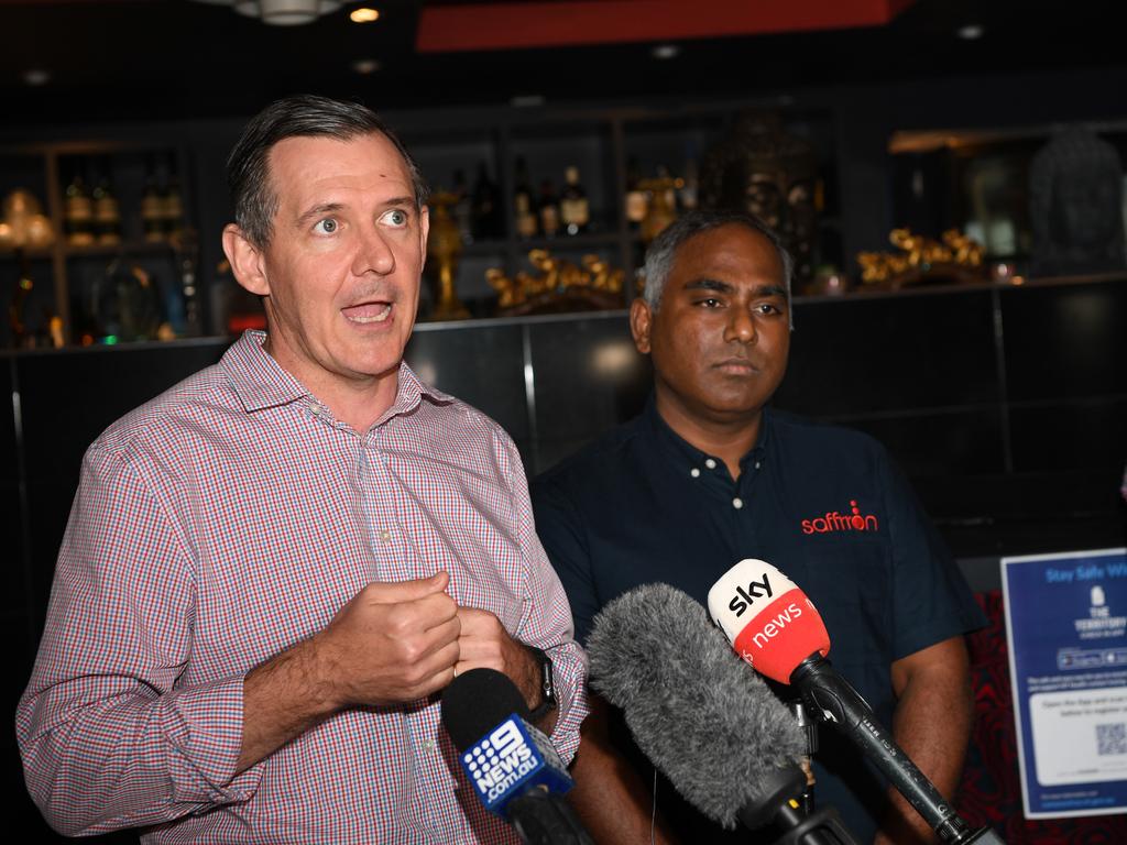 Northern Territory Chief Minister Michael Gunner said the territory would do its part to get stranded Aussies home for Christmas. Picture: Katrina Bridgeford