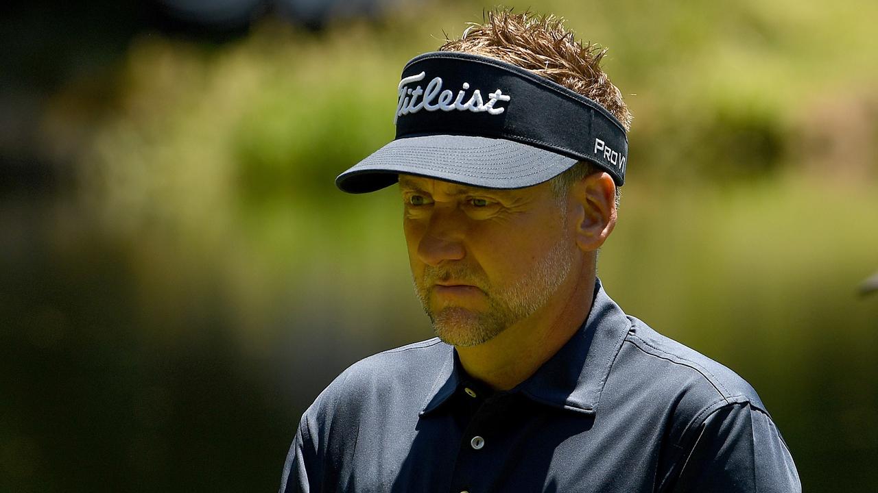 Ian Poulter may want his legal fees back after an absolute stinker in North Berwick.  Steve Dykes/Getty Images/AFP