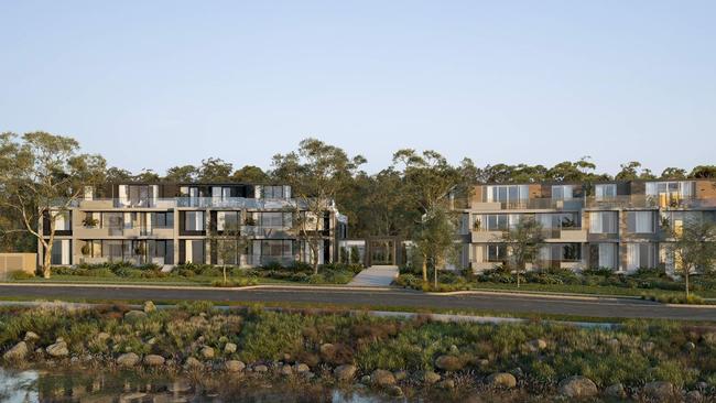 Artist impression of proposed residential development at Warriewood by Knowles Group. Picture: Realestate.com.au