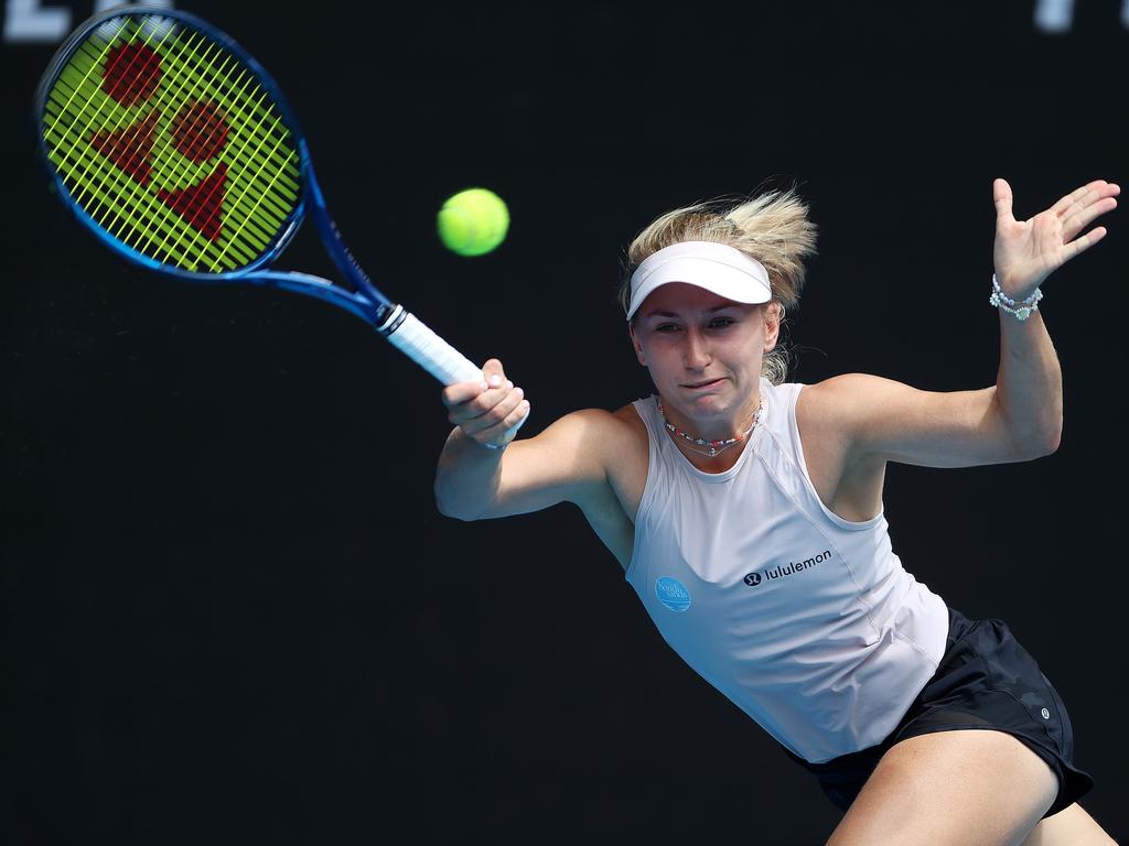 Daria Gavrilova’s ongoing injuries have hampered her promising tennis career. Picture: Michael Klein/NCA