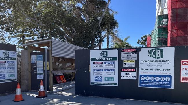 The GCB Constructions Marine Quarter site was all but deserted on Monday morning, May 8, 2023. Picture: Kathleen Skene