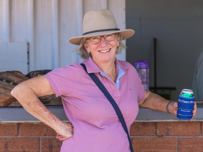 Diane Gabbett enjoying day two of the Royal Darwin Show. Picture: Glenn Campbell