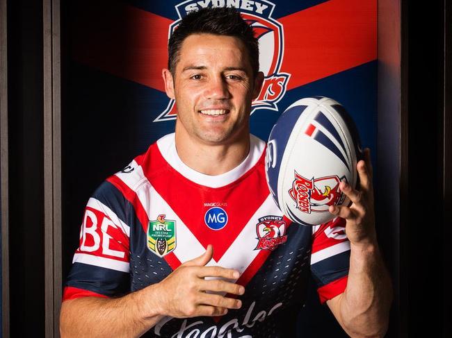 Cronk rocking the Roosters colours.