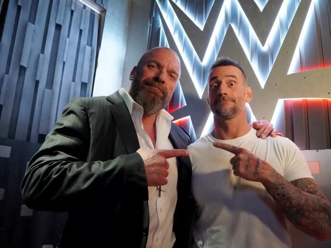 CM Punk makes stunning WWE return at Survivor Series months after AEW firing. Picture: WWE