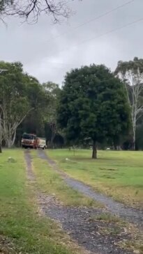 Man trapped under tree sustains serious injuries